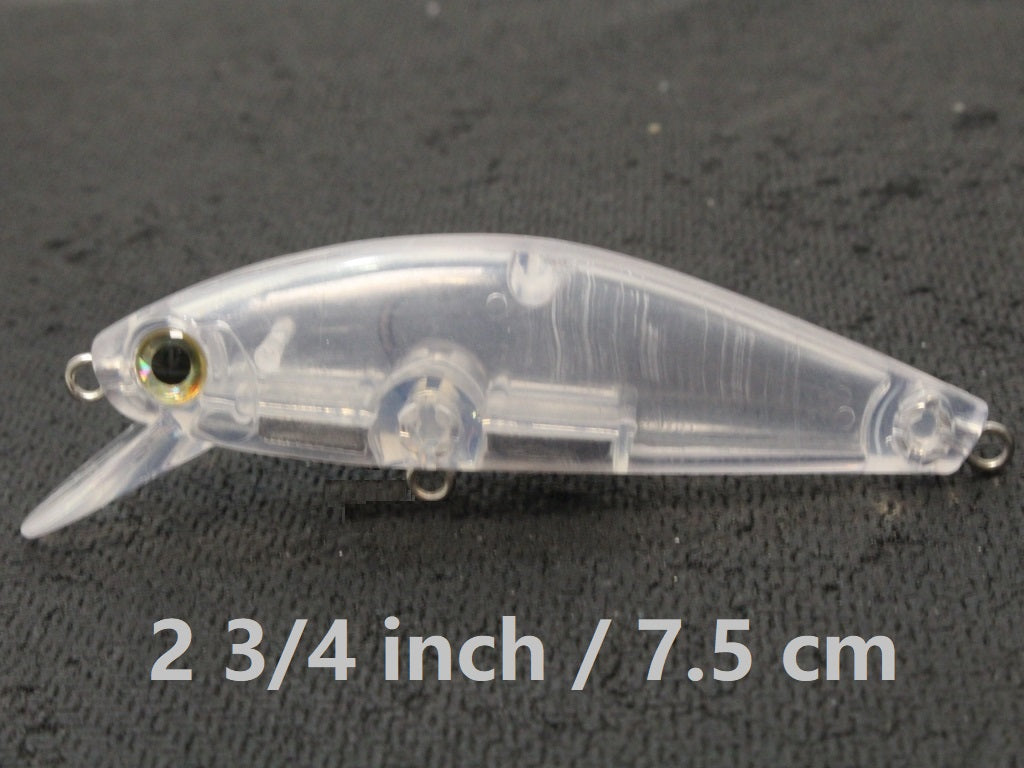 Fishing Lures Blank Minnow UPM2782 3/4 inch 3/8 oz – wLure