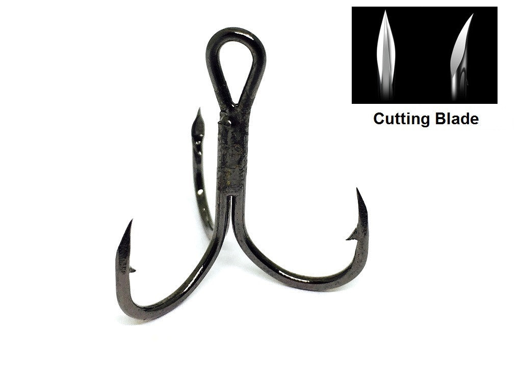 Fishing Lures Accessories Treble Hooks Cutting Blade Forged FH31HP30 ( – wLure